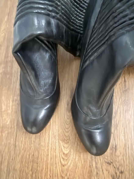 Photo of free Long black boots (size 5) Clarkes (Witney OX28) #3