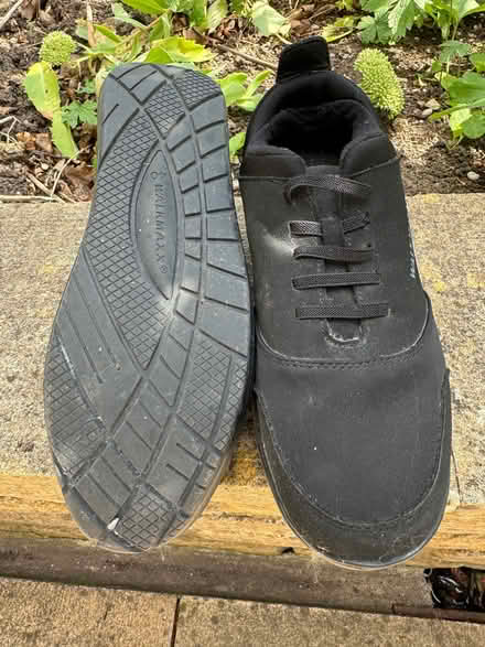 Photo of free Black Walkmaxx trainers size 40, never worn (Combe Down) #1