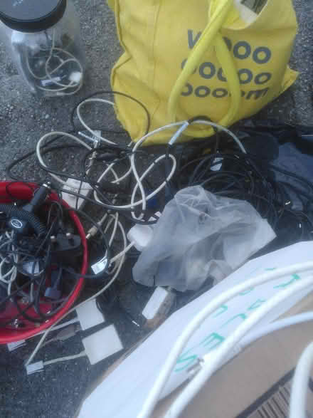 Photo of free Various tools and wires / cables (Woolton L25) #1