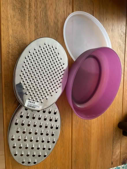Photo of free IKEA cheese grater with storage (Bisley, GU24) #1