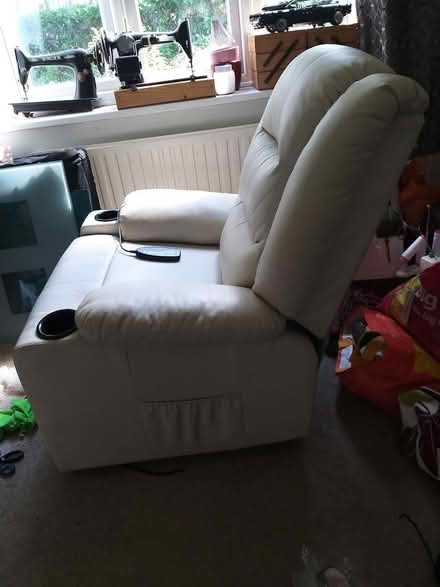 Photo of free Massage recliner swivel armchair (Woodley, RG5) #4