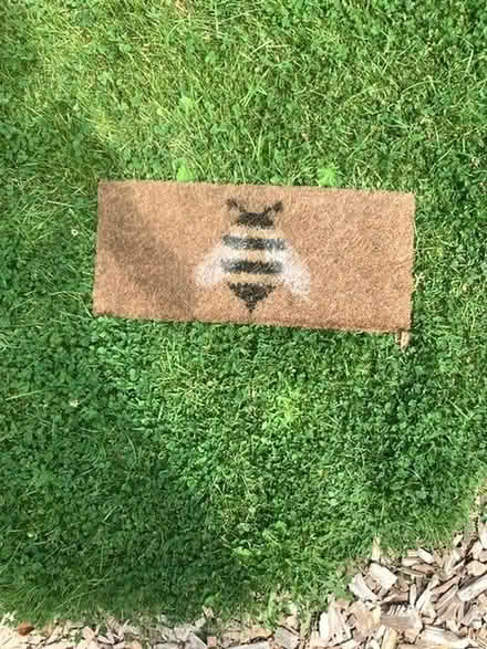 Photo of free Narrow coir doormat with bee (Colwall Stone WR13) #1