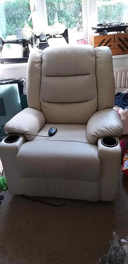 Photo of free Massage recliner swivel armchair (Woodley, RG5) #1