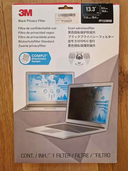 Photo of free Black privacy screen filter (Bog Gate TW9) #1