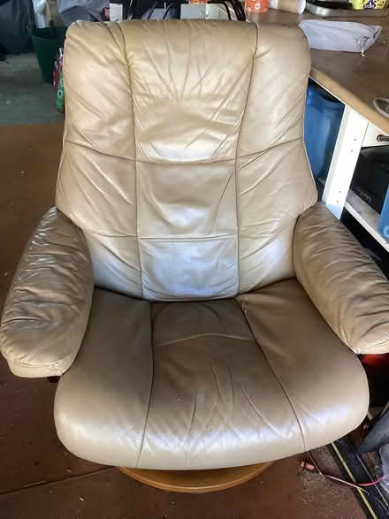 Photo of free Stressless chair and foot stool (Horndean) #1