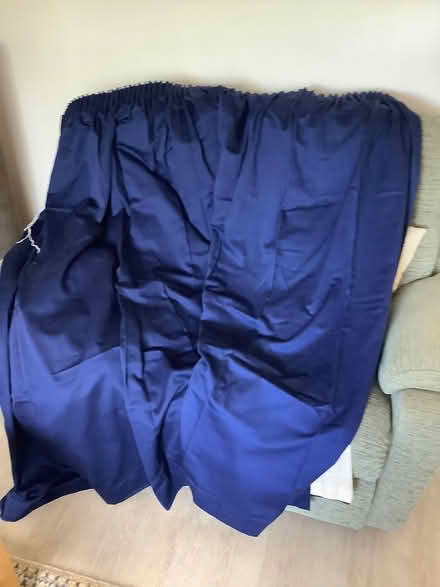 Photo of free Navy curtains (Horsham, Lambs Farm Rd area) #1