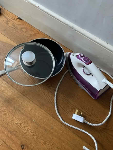 Photo of free Iron and saucepan (Chiswick W4) #1