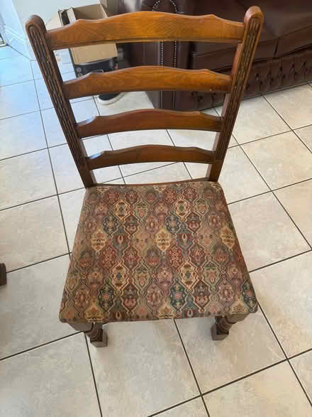 Photo of free Wood Dining table and chairs (Williamson Park) #3