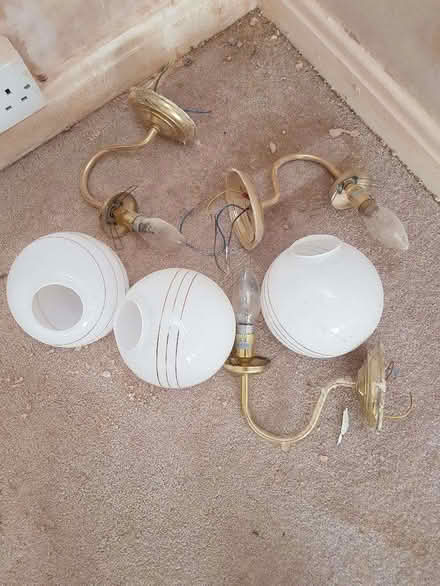 Photo of free 3 wall mounted lamps (Noctorum CH43) #1