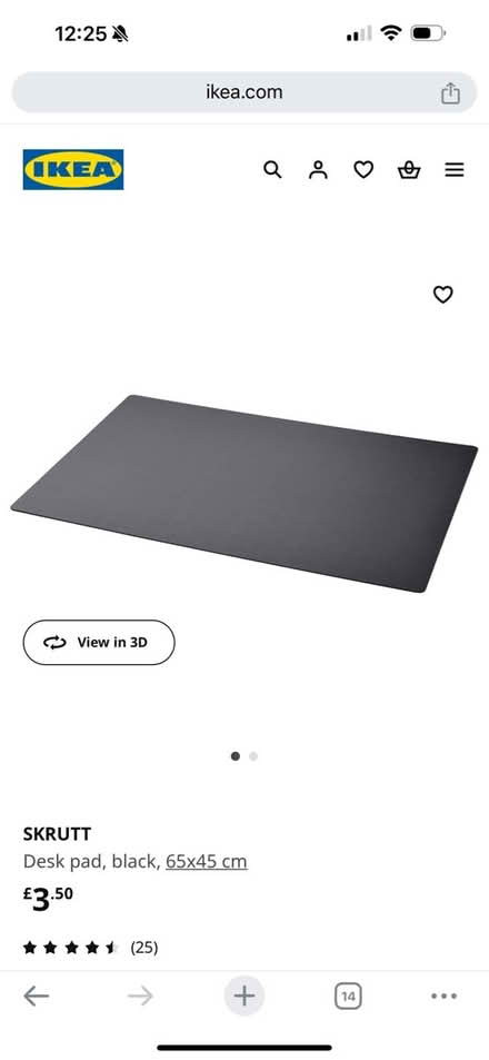 Photo of free Black desk mat (Houghton Regis LU5) #1