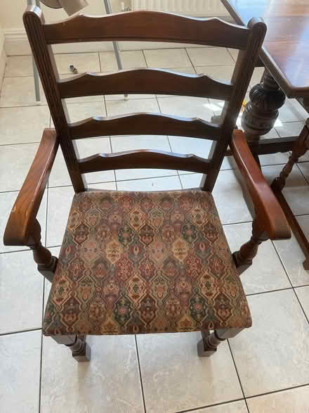 Photo of free Wood Dining table and chairs (Williamson Park) #4