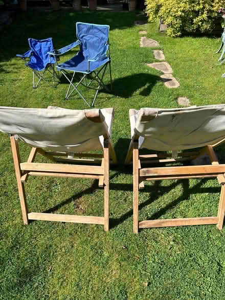 Photo of free Pair of deck chairs (Pannal HG2) #2