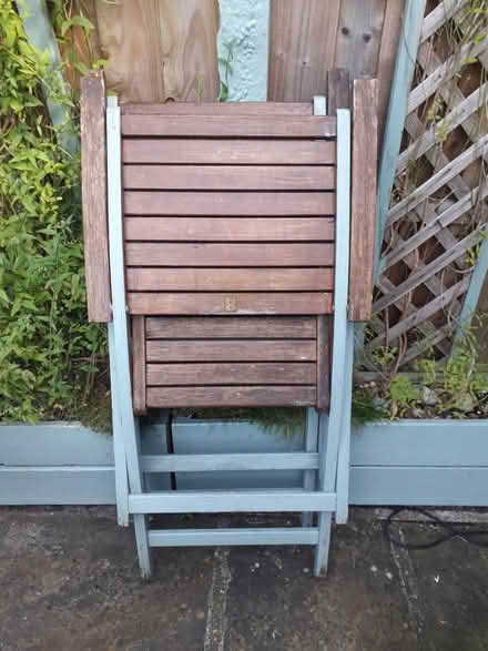 Photo of free Outdoor table and 3 chairs (L18) #1