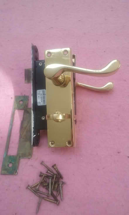 Photo of free Brass Door Handle (Wrose BD18) #1