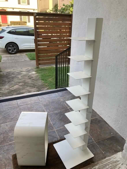 Photo of free bookshelf/2 modern side tables (Montrose) #2