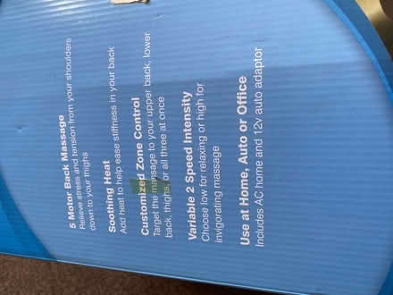 Photo of free Back massager (Whiston Cross L35) #2