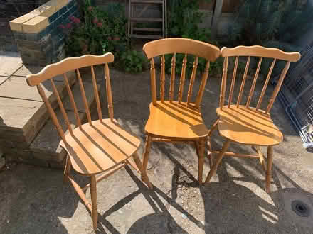 Photo of free 3 Chairs wooden (Queenborough) #2