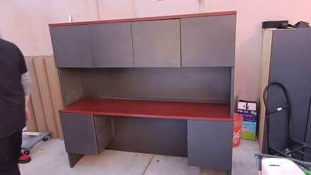 Photo of free Credenza and hutch (East Post Road near Pecos, LV) #1