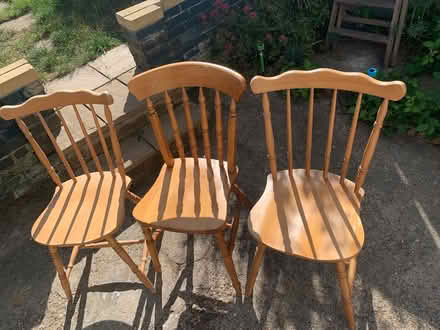 Photo of free 3 Chairs wooden (Queenborough) #1