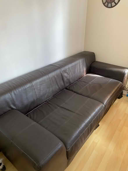 Photo of free Leather 3-seat sofa (NW6) #3