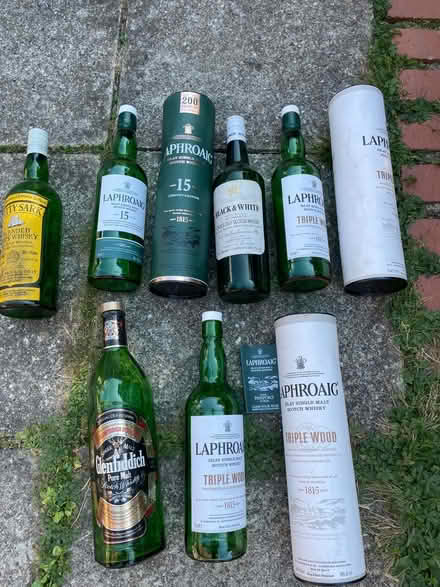 Photo of free Empty whiskey bottles (Bicknacre CM3) #1