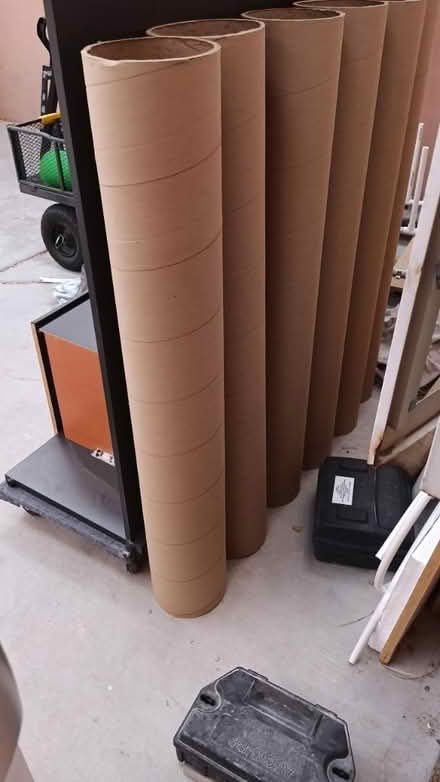 Photo of free Heavy cardboard tubes (East Post Road near Pecos, LV) #1