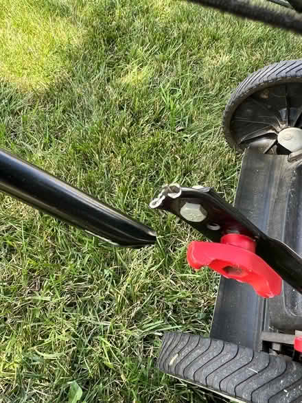 Photo of free Mower, needs handle (5667 Kentfield Dr)