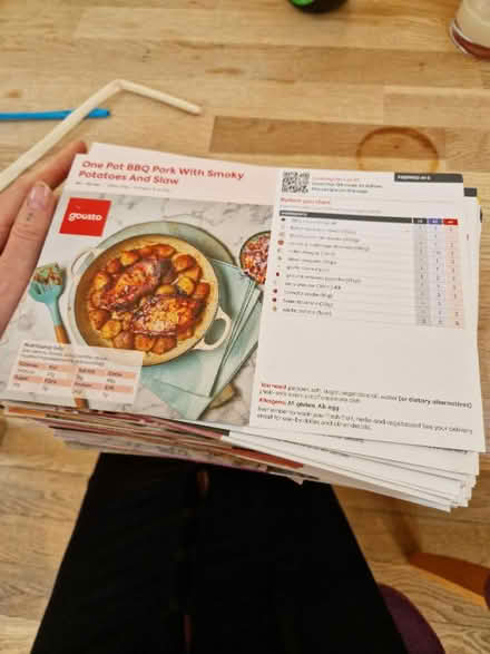 Photo of free Hundreds of Gousto recipie cards (LA2 9 Bay Horse) #1