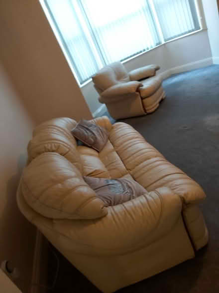 Photo of free 3 seater sofa and chair (YO11 Falsgrave area) #1