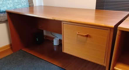 Photo of free Teak Desk (Near Oakbrook Shopping Center) #1