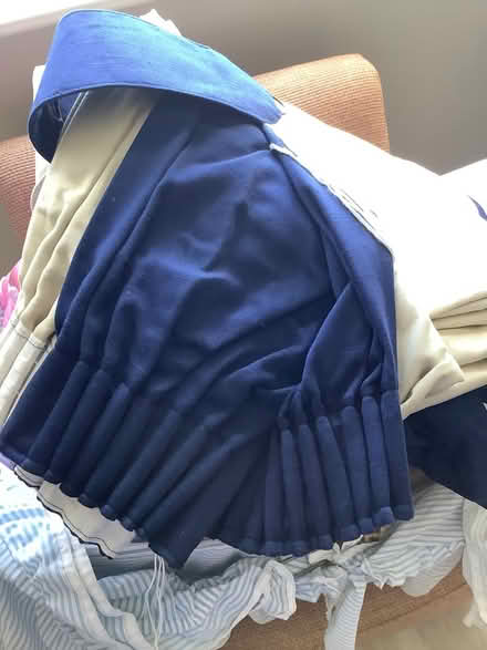 Photo of free Navy curtains (Horsham, Lambs Farm Rd area) #2