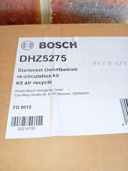 Photo of free Bosch extractor hood part (Eastbourne BN21) #1