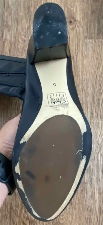 Photo of free Long black boots (size 5) Clarkes (Witney OX28) #2