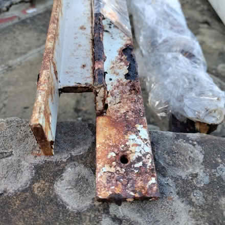 Photo of free Mild Steel Angle Iron. x3 (Sarisbury Green) #1