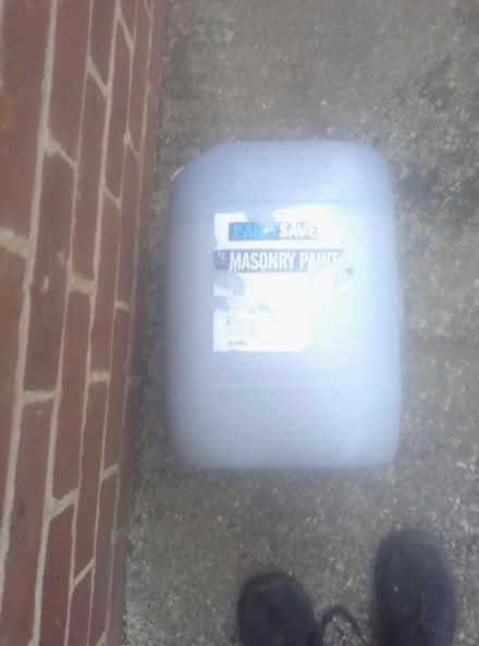Photo of free 20 l of dark grey masonry paint (Anerley SE20) #1