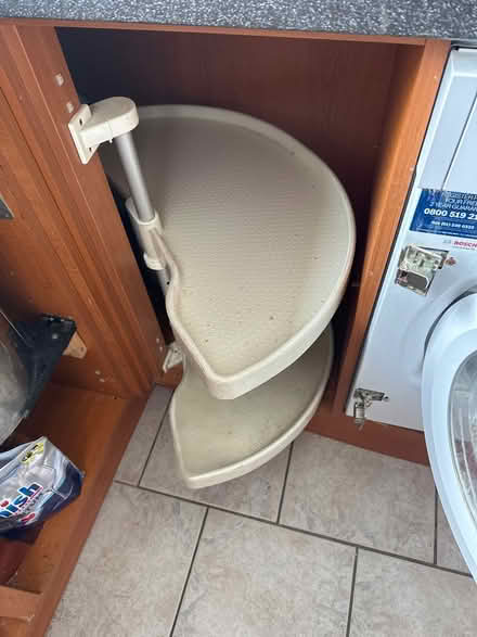Photo of free Kitchen corner shelves (SG4. Hitchin) #1