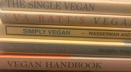 Photo of free 5 Vegan Cookbooks (Upper Black Eddy, PA 18972) #1