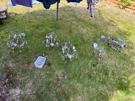 Photo of free 5 x Chandelier Candelabra set (Montrose Ave Welling) #1
