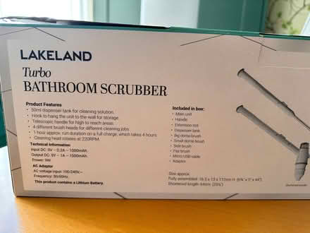 Photo of free Lakeland bathroom cleaning set (Elmers End BR3) #2