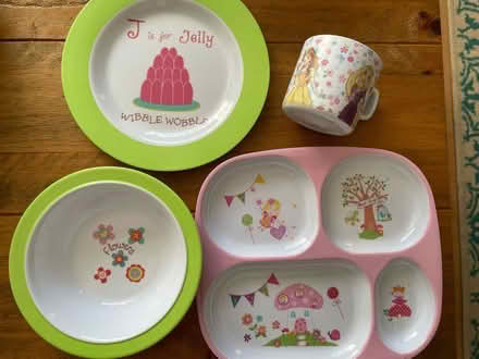 Photo of free Children’s crockery (2 sets) (Bisley, GU24) #2