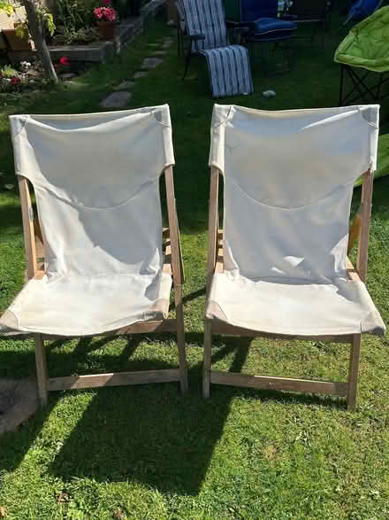 Photo of free Pair of deck chairs (Pannal HG2) #1