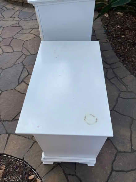 Photo of free 3 piece white bedroom furniture (Campbell) #2