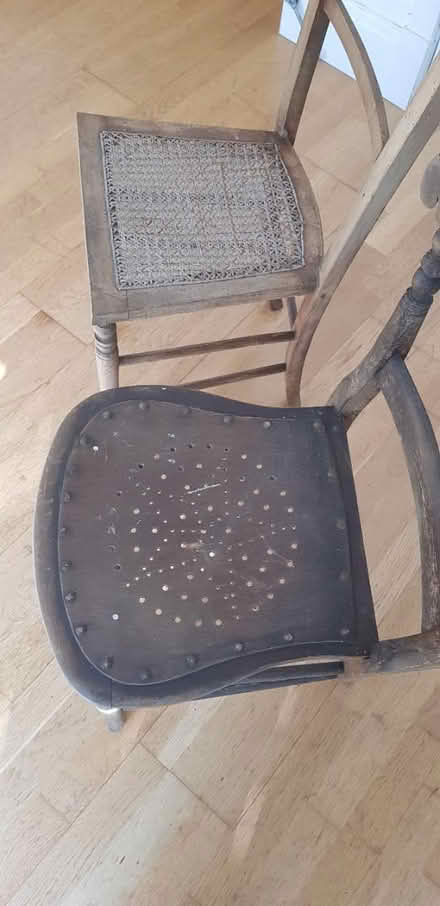 Photo of free 2 Victorian Kitchen/ bedroom Chairs (HP10 penn) #2