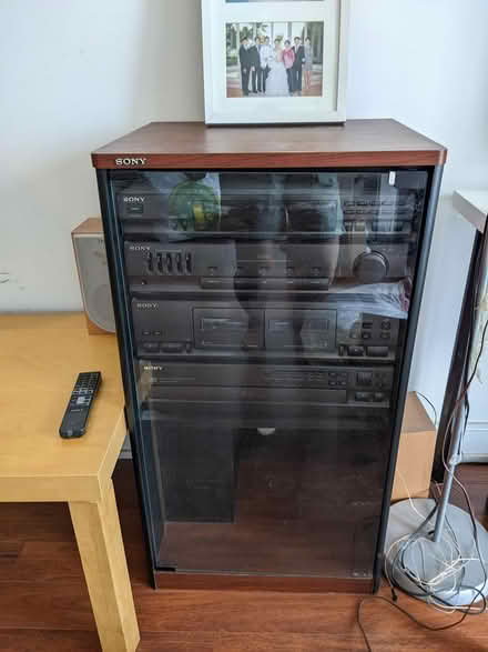Photo of free Stereo Shelf with Glass Door (yonge & Finch) #1