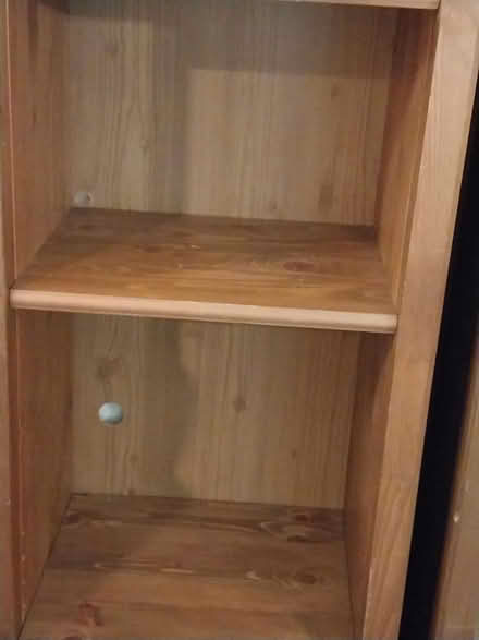 Photo of free 2 tall solid wood shelves (Palo Alto, Ventura) #2