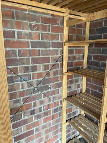 Photo of free Lightweight wooden shelf unit (Newtown SY16) #2