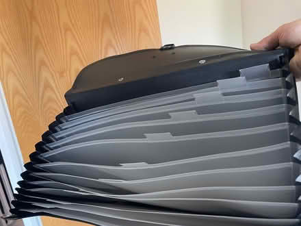Photo of free 12 section filing folio (Cambridge station area) #1
