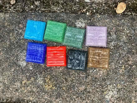 Photo of free Small 2cm coloured glass squares (Otham ME15) #1