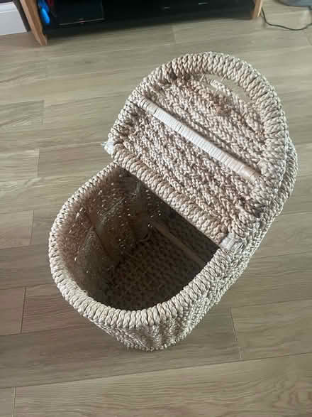 Photo of free Wicker laundry basket (Whyteleafe, CR3) #3