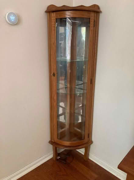 Photo of free Wood Curio Cabinal (Independence Missouri) #1